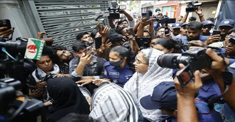 Dipu Moni taken to husband’s funeral in prison van