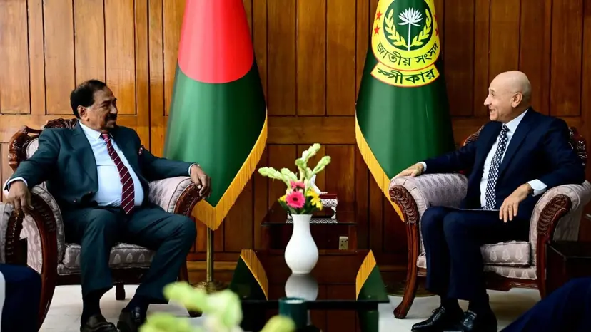 Speaker Hafez Uddin Ahmed Invites Italian Firms to Invest in Offshore Oil and Gas Extraction