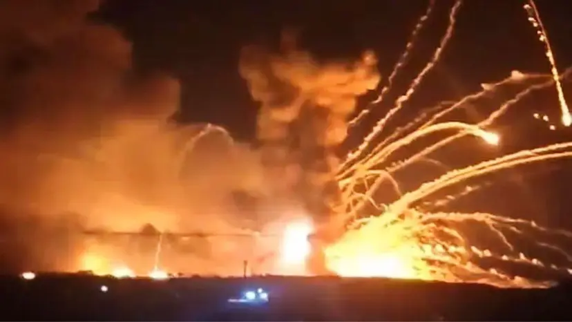 Series of Explosions Hit Syrian Military Ammunition Depot in Aleppo, Four Injured