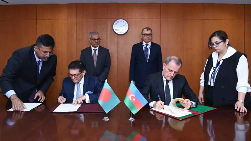 Bangladesh and Azerbaijan Sign Visa Waiver Agreement for Diplomatic and Official Passports