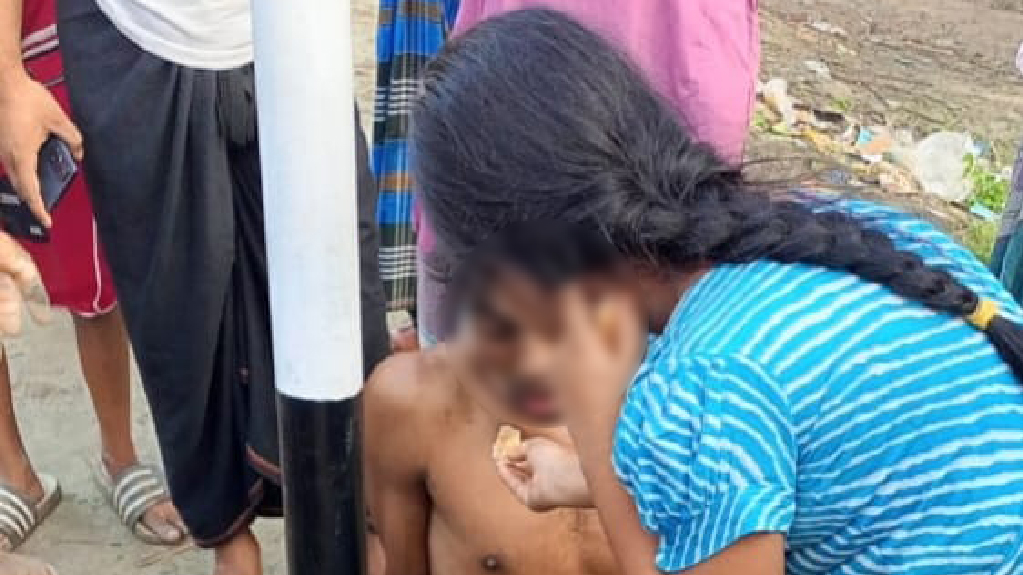Starving Father Tied to Pillar Over Theft Allegation; Young Daughter Rushes With Tea and Roti