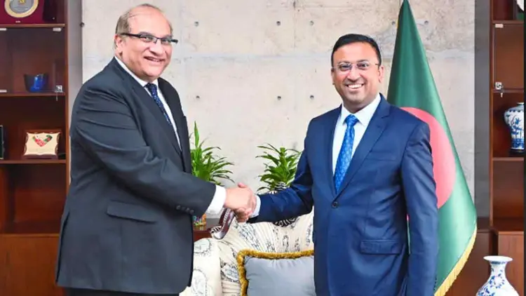 Pakistani High Commissioner Imran Haider Calls on State Minister Humayun Kabir