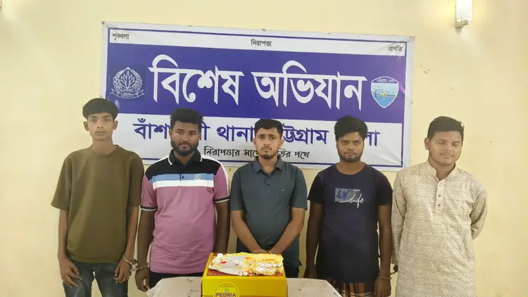 Eight Banned Party Activists Arrested in Banshkhali for Planning Ousted Leader's Birthday Event