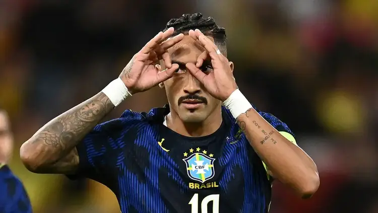 Raphinha Ruled Out of Brazil's Friendly Against India Due to Thigh Injury