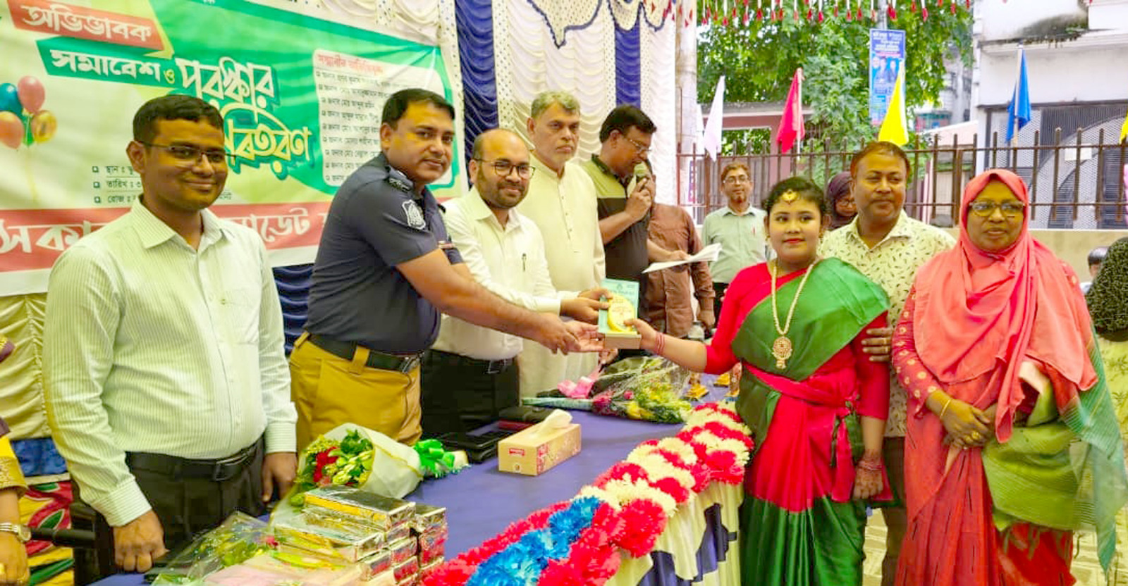 Guardian gathering, prize distribution for talented students, and inauguration of new multi-story building at Sokal Pre-Cadet School in Ishwardi