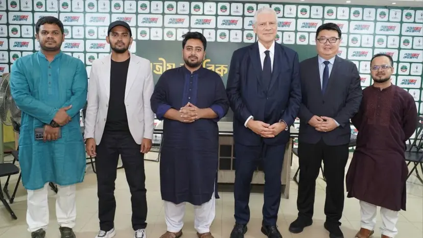 Former Serbian President Boris Tadić Visits NCP Headquarters in Dhaka