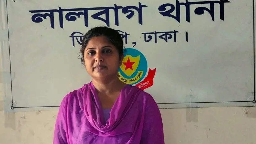 Former Jubo Mohila League Leader Sharmin Sultana Dormi Arrested in Lalbagh Under Anti-Terrorism Act