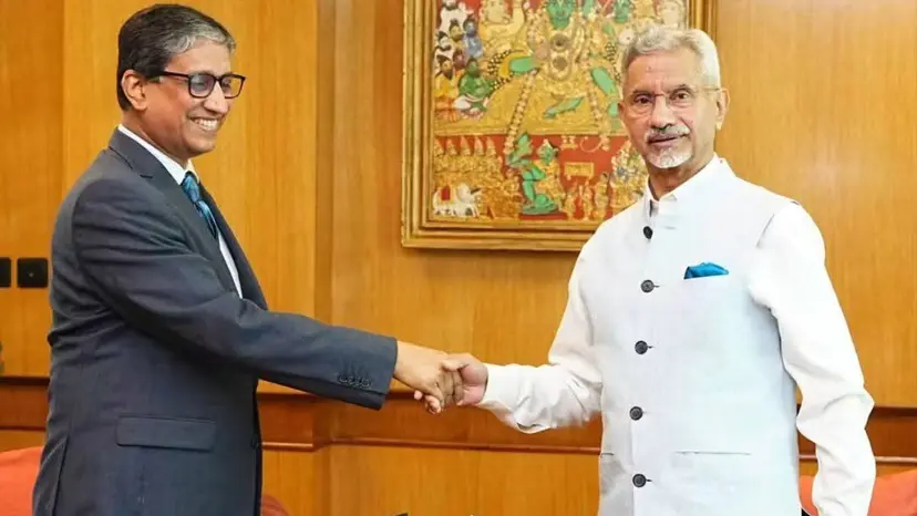 Outgoing Bangladesh High Commissioner Riaz Hamidullah Pays Farewell Call on Indian External Affairs Minister S. Jaishankar