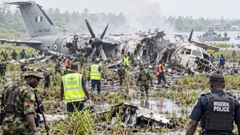 Nigerian Military Transport Aircraft Crashes in Ondo State, Killing All 32 Onboard