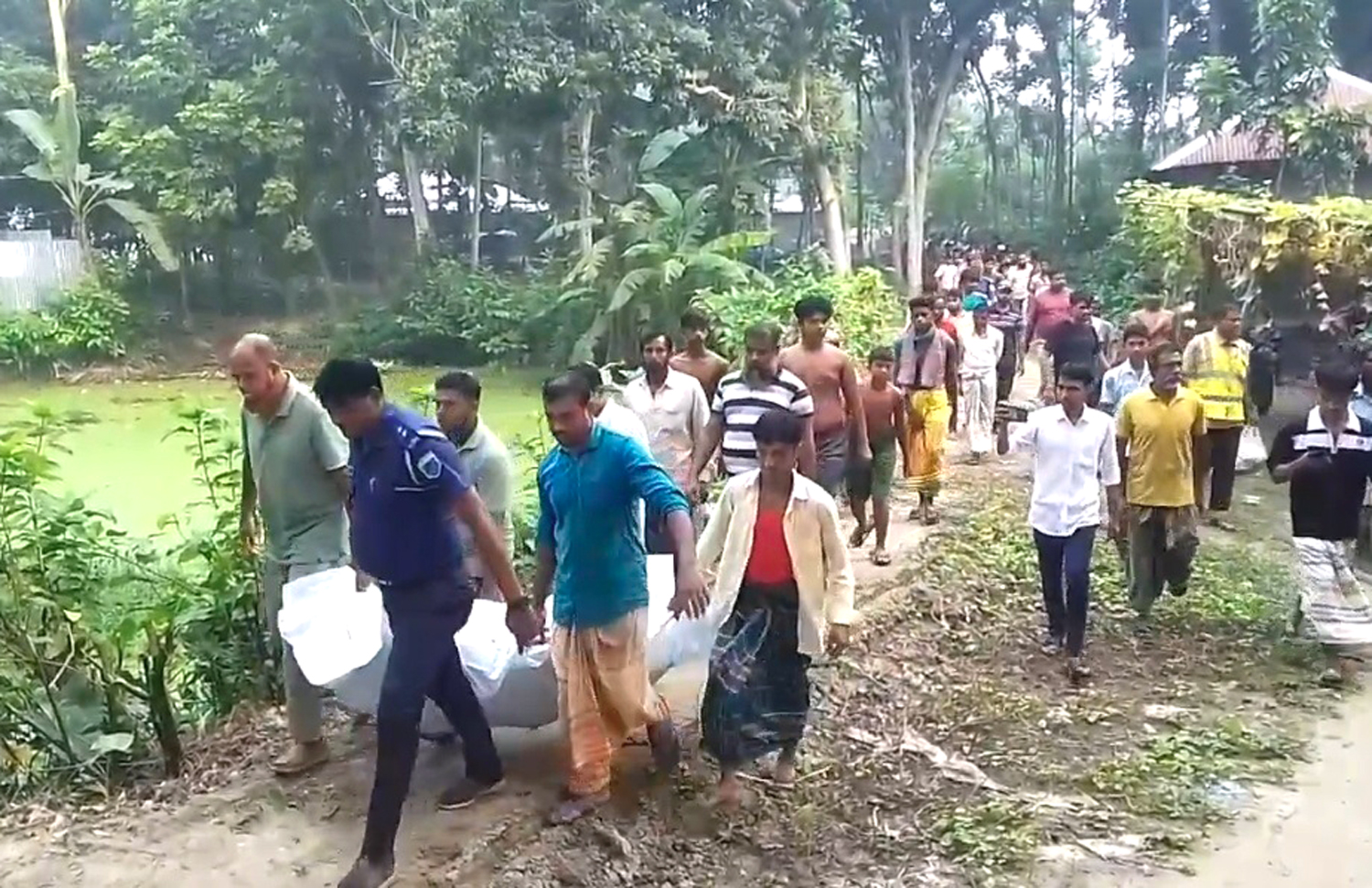 Businessman’s Burned Body Found in Mustard Field a Day After Going Missing in Aminpur, Pabna
