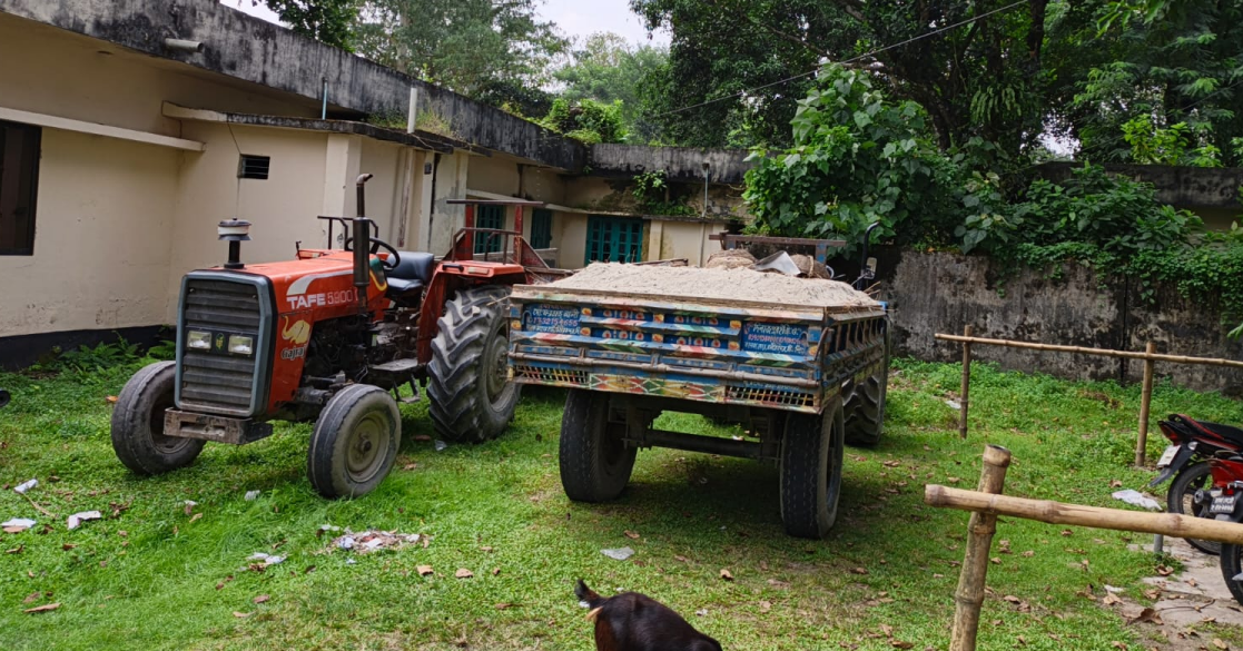 Two fined, vehicles seized for sand looting in Kishoreganj