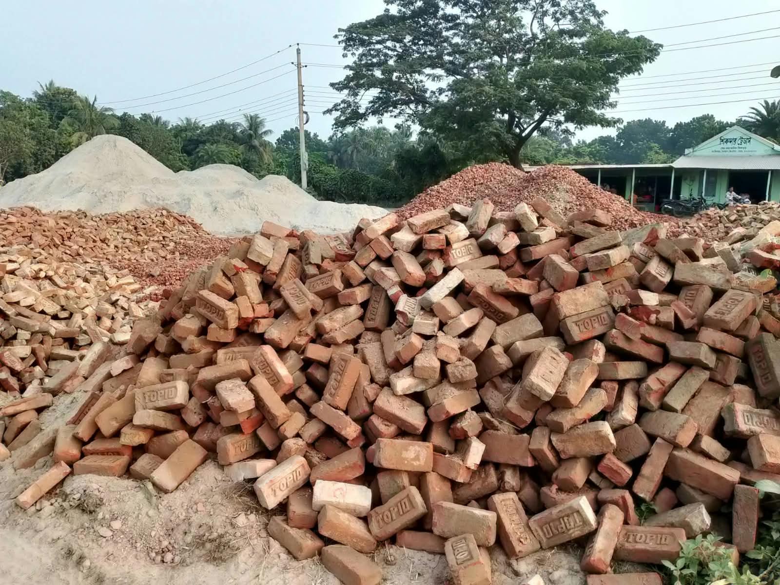 Substandard bricks alleged in 12 crore taka road construction in Shailkupa