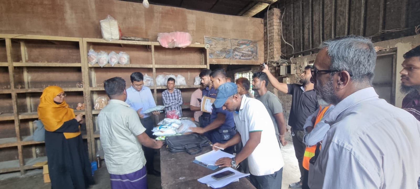 Anti-Adulteration Drive in Chandanaish: Shahjalal Bakery Fined BDT 60,000, Chemicals Worth BDT 16,000 Seized and Illegal Structures Evicted