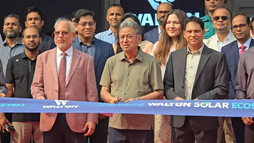 Finance Minister Amir Khosru Mahmud Chowdhury Inaugurates Walton Solar Eco-System to Cut Fuel Import Costs