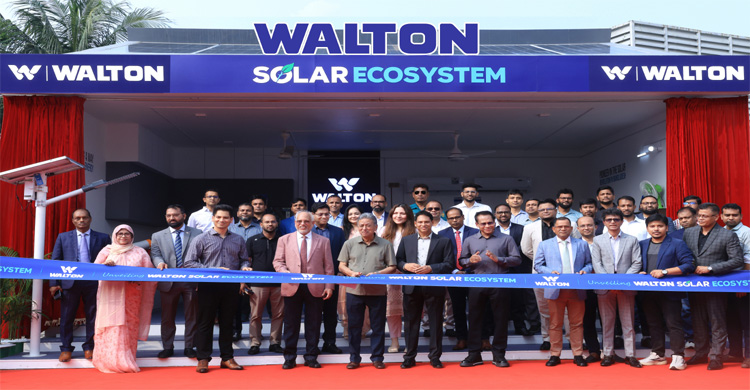 Finance Minister Inaugurates ‘Walton Solar Eco-System’ to Boost Renewable Energy and Cut Fuel Imports