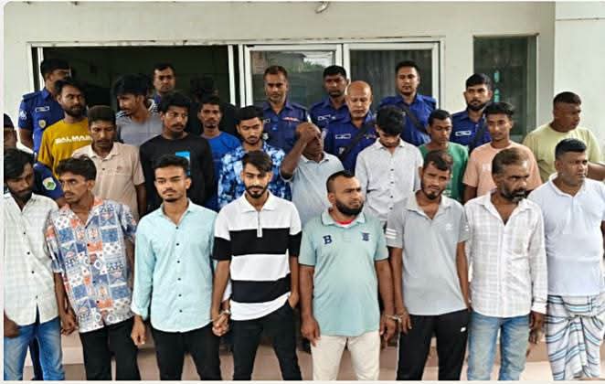 Special drive in Ishwardi: 23 arrested, firearms including two one-shooter guns recovered