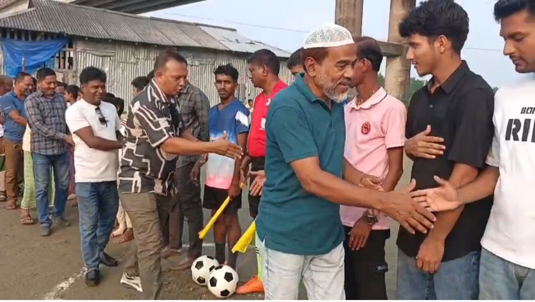 Under-14 Futsal Tournament inaugurated in Kalapara, Patuakhali under the initiative of Priyojon Kollan Porishod