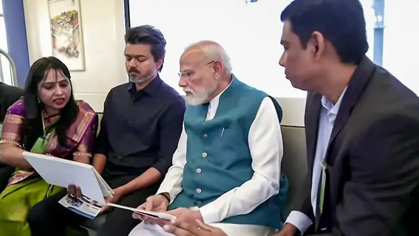 Delhi Gripped by Protests Over Election Chief Demands While PM Modi Inaugurates Chennai Metro Phase 2 With CM Vijay