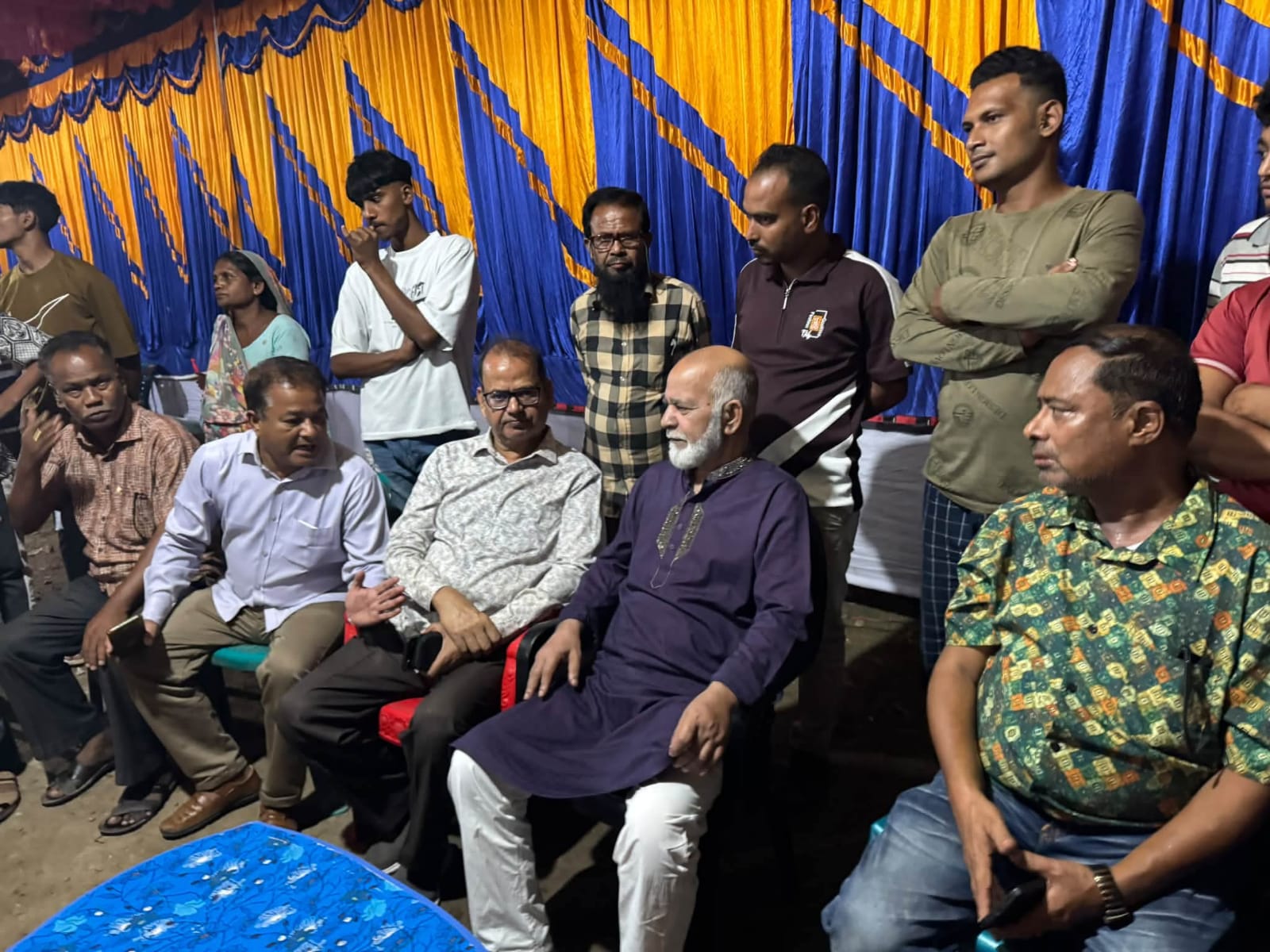 MP Rezwanul Haq visits Durga Puja pandals in Parbatipur
