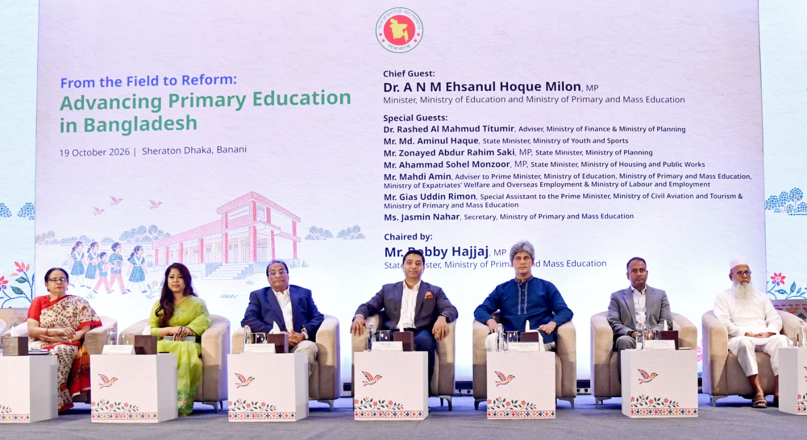 Priority Must Be Given to Five Key Areas in Integrated Primary Education Reforms: State Minister Bobby Hajjaj