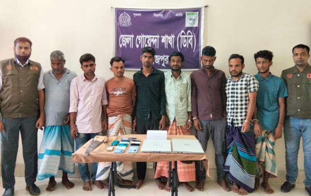 8 Arrested, Including Former Chairman, Over Robbery in Nawabganj; Looted Goods Recovered