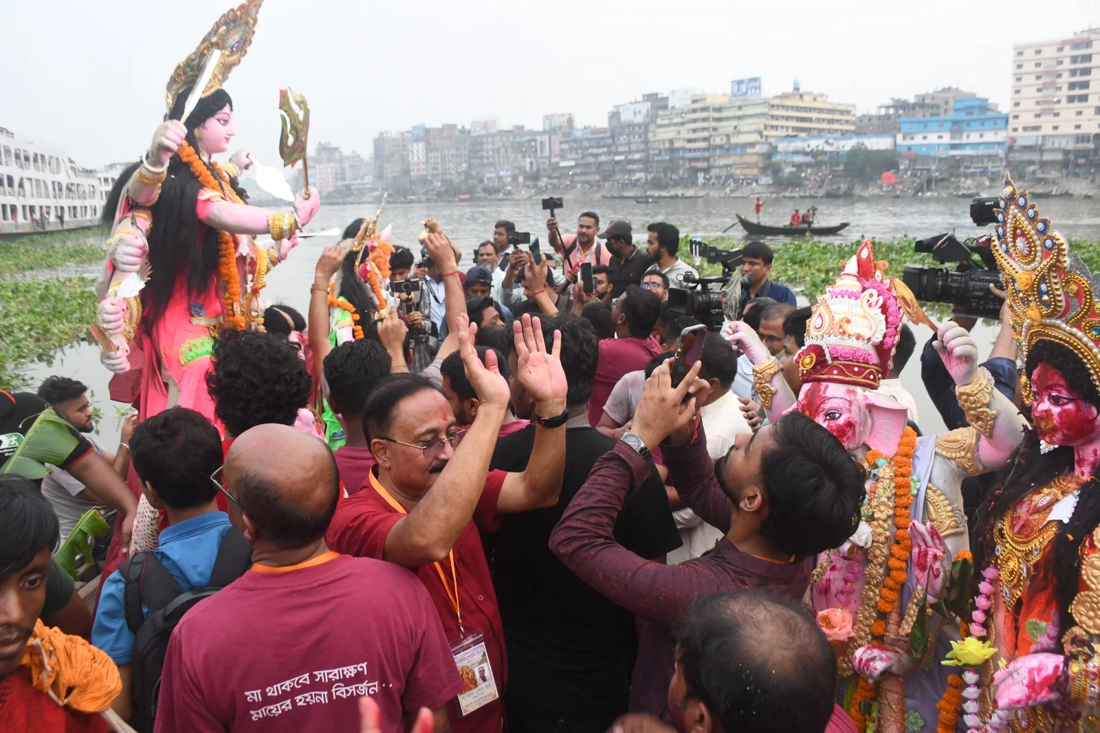 Sharadiya Durga Puja Ends with Immersion of Idols