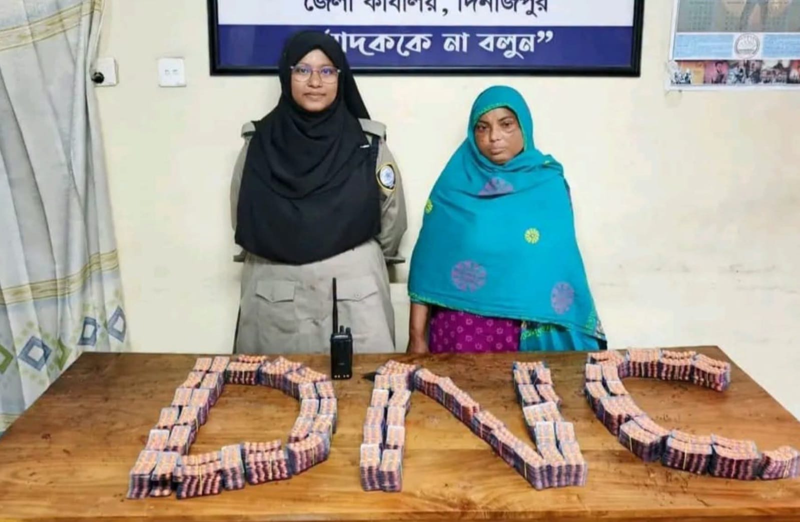 Woman Arrested in Dinajpur with 8,000 Pieces of Banned Tapentadol Tablets