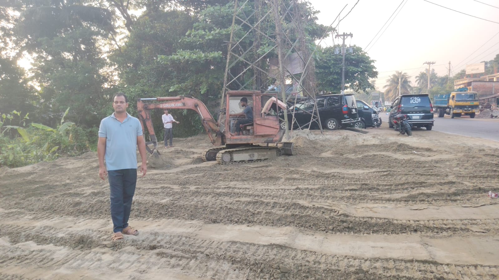 Permanent Parking Stand Established for Drivers in Chandanaish by MP Jashim Uddin