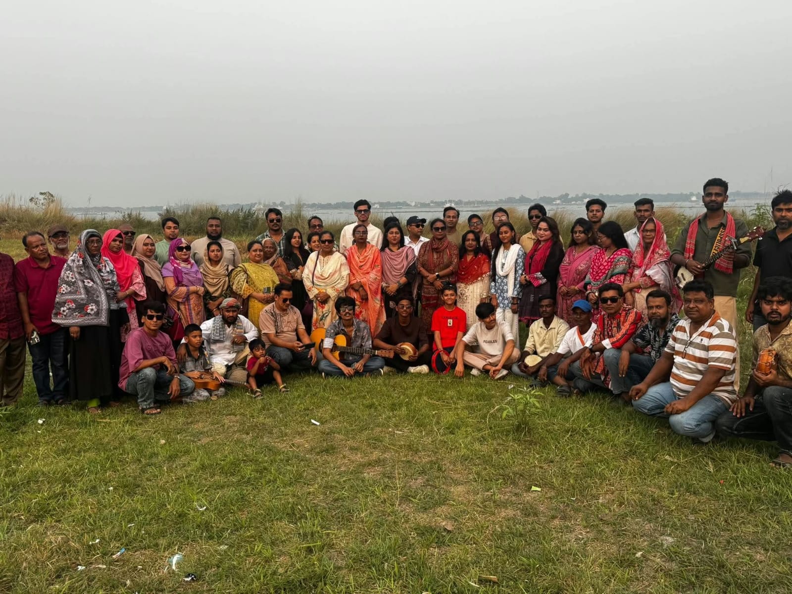 Boat Trip by the 'Sammilito Sangskritik Jote' (Joint Cultural Alliance) Filled with Joy and Enthusiasm