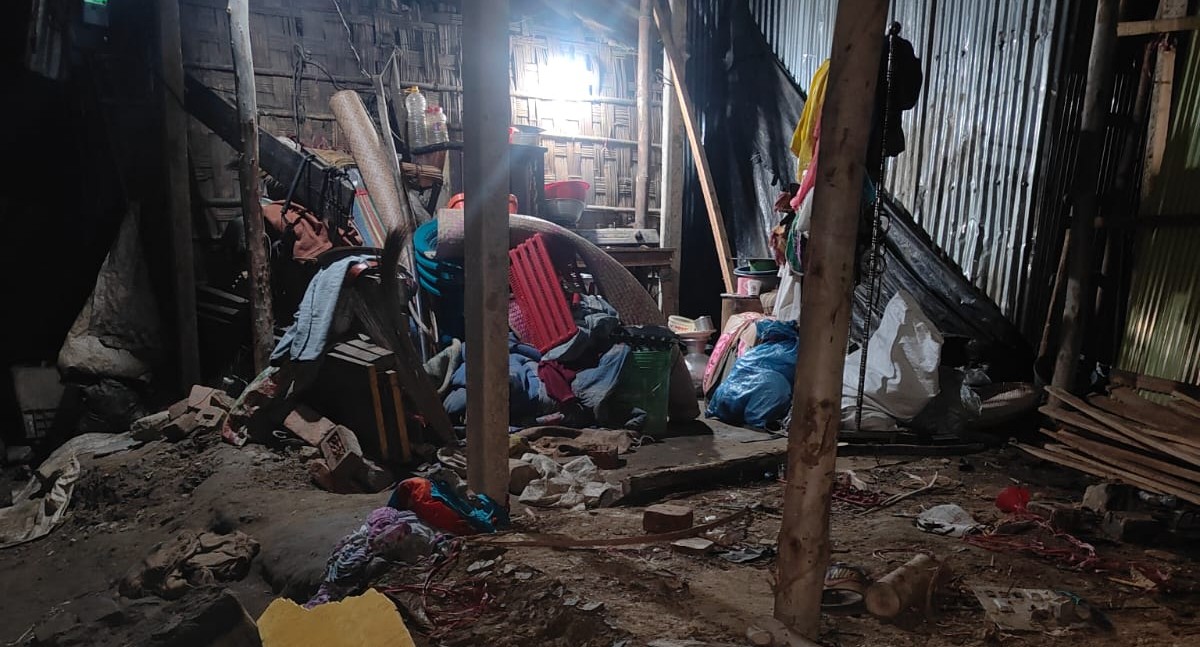 Attempted Ancestral Property Grab in Chandanaish: House Vandalized, Gold and Cash Looted, Two Women Injured