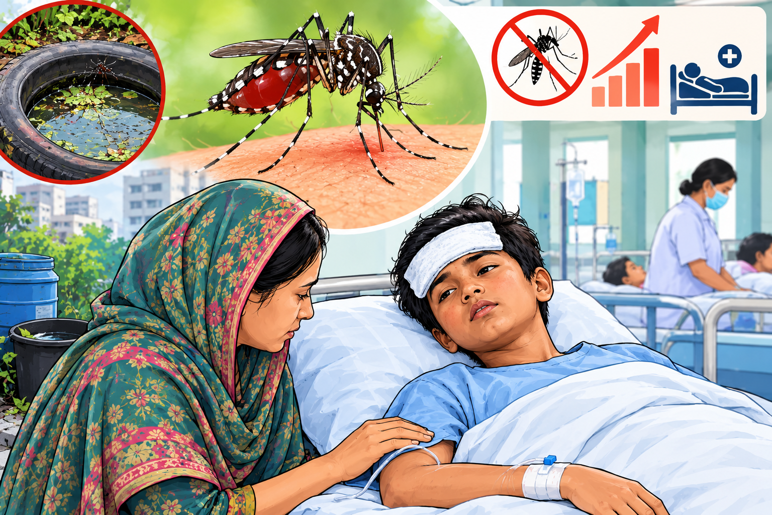 Record Single-Day Dengue Spike: 11 Dead and 2,071 Hospitalized Across Bangladesh