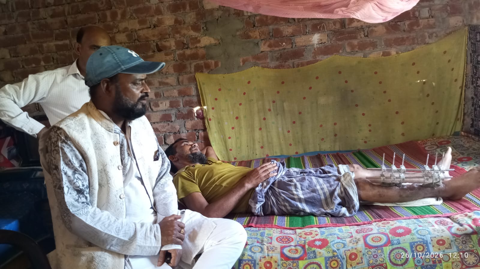 Family Appeals for Financial Assistance for Road Accident Victim Rajab Ali in Mithapukur