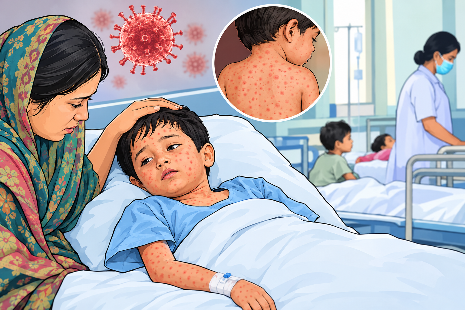 Two Deaths Reported From Measles Symptoms in 24 Hours; 1,412 New Cases Identified