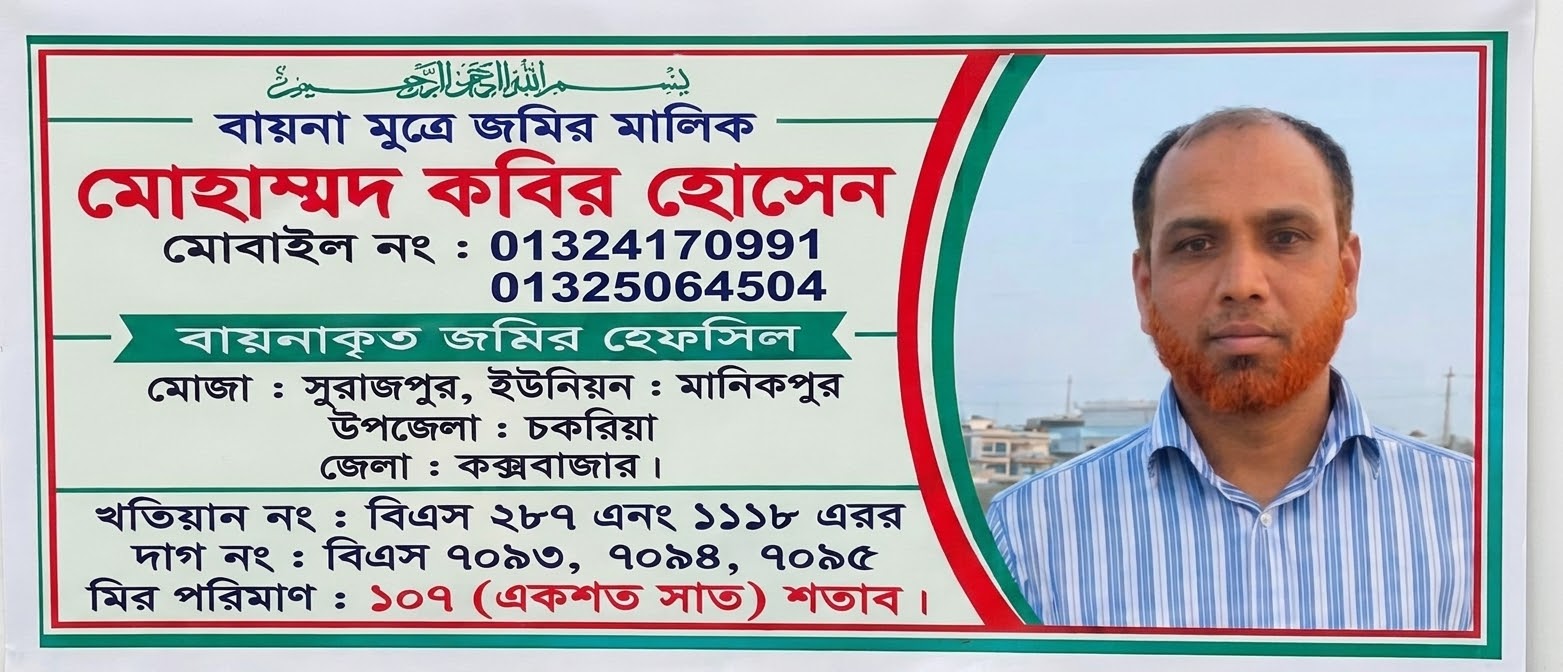 Allegations of Encroaching Reserved Forest and Roads Department Land in Manikpur, Chakaria