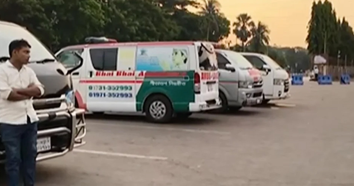 Remains of 7 Bangladeshi Migrant Workers Killed in Riyadh Sofa Factory Fire Repatriated to Dhaka